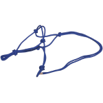 Knotted Rope Halter Cob Blue
